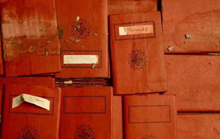 Las cajas estaban en el sótano del Palacio de Tribunales, donde se guarda documentación no digitalizada