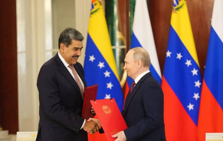 Maduro destacó que su reunión con Putin duró dos horas y media