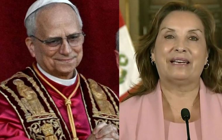 El nuevo pontífice posee ciudadanía peruana, a diferencia del argentino Francisco , a cuyo funeral Boluarte no pudo asistir