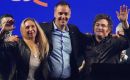 El portavoz Adorni  junto a los hermanos Milei obtuvo más del 30% de los votos