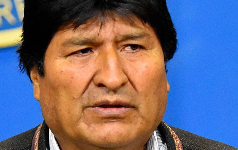 Los partidarios de Morales anunciaron protestas para los próximos días