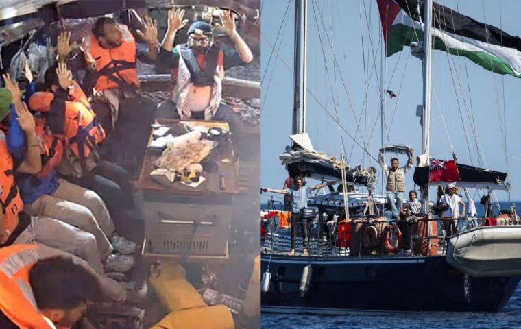 El Madleen, que navegaba conforme al derecho internacional en aguas no israelíes, no había violado el bloqueo naval impuesto sobre Gaza al momento de la operación.