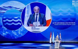 “Si fuera un país, el océano ocuparía el quinto lugar entre las mayores economías del mundo”, señaló Lula