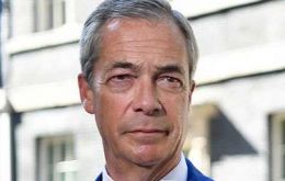  Nigel Farage, presidente del partido UK Reform e instigador del Brexit, que sacó al Reino Unido de la Unión Europea