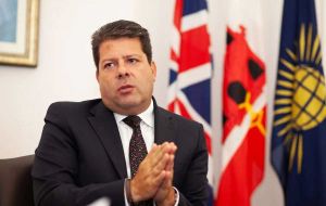  Fabian Picardo, ministro principal de Gibraltar, defensor del reciente acuerdo logrado entre la UE, España y Reino Unido relativo al Peñón 