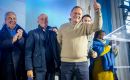 Delgado fue abucheado por muchos que lo culparon por la derrota electoral ante Orsi