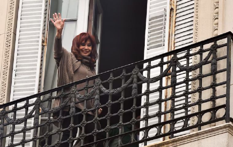 La Fiscalía destacó el impacto social negativo de la condena de CFK en el apartamento de la Ciudad de Buenos Aires
