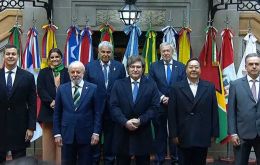 El encuentro tuvo lugar en el Palacio San Martín (Cancillería) de Buenos Aires