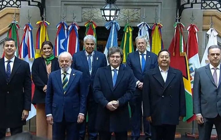 El encuentro tuvo lugar en el Palacio San Martín (Cancillería) de Buenos Aires