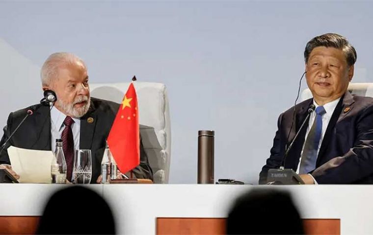 El proyecto de las Rutas de Integración es uno de los cuatro ejes estratégicos firmados entre Lula y Xi Jinping