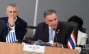 Durante el evento, Orsi mantuvo conversaciones bilaterales con varios líderes internacionales