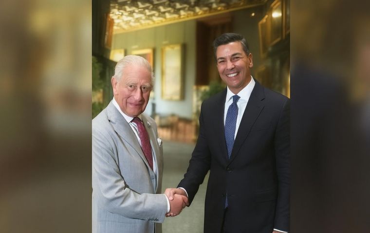 El presidente Peña calificó la audiencia con el monarca como un “momento histórico”