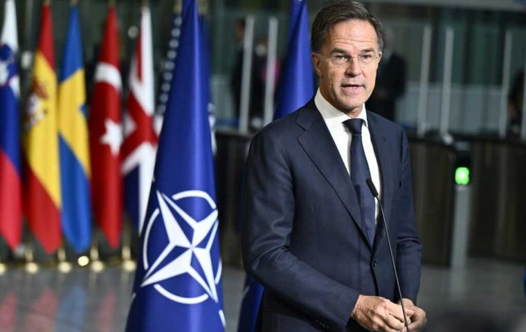 Rutte quiere que estos países presionen a Moscú para que negocie la paz en Ucrania