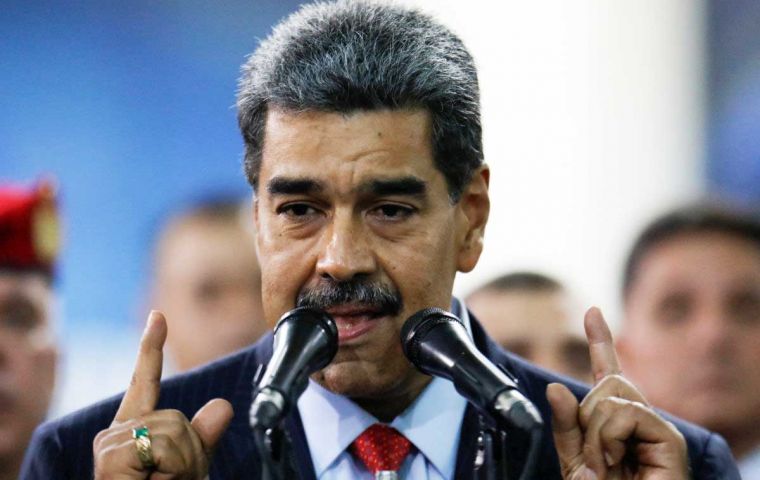 ”El producto interno bruto (PIB) de Venezuela ha crecido más del 6% en el segundo trimestre”, anunció Maduro