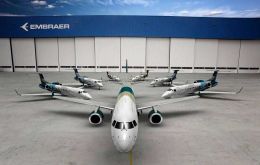 Embraer tiene potencial para adquirir US$21.000 millones en equipos estadounidenses para las aeronaves durante los próximos cinco años, explicó Gomes Neto