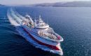 Moderno factoria 'Argos Cies' (IMO: 9818644) que opera en JV con bandera de las 'Falkland Islands'.