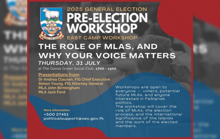 El poster convocando a al Taller Pre-Electoral 