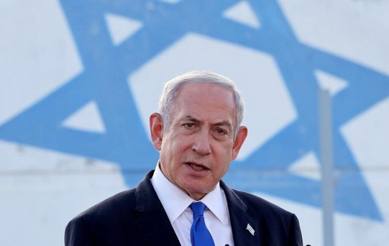 Netanyahu planea un viaje a la Argentina entre el 7 y el 10 de septiembre