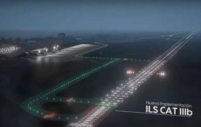 Tras la actualización, se permitirá el aterrizaje con una visibilidad de solo 100 metros, frente a los 800 de hoy
