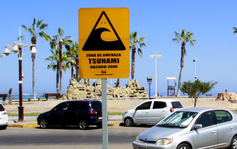 El SHOA descartó la posibilidad tras monitorear adecuadamente los eventos en el Mar de Drake