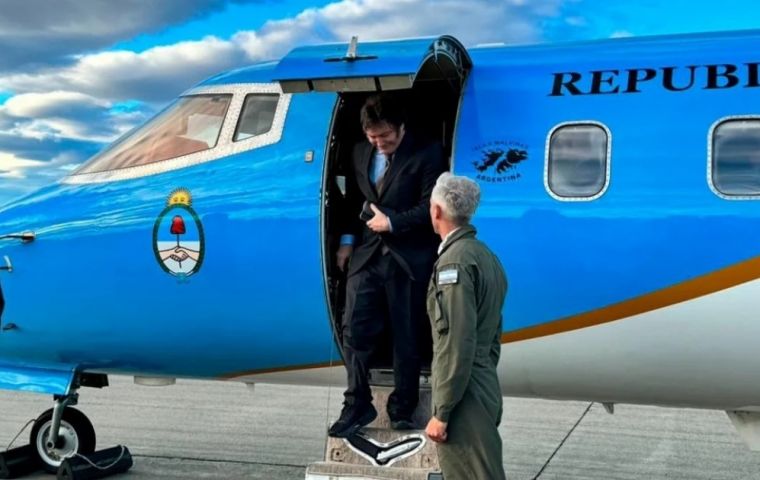 Milei lleva tres meses sin viajar al extranjero