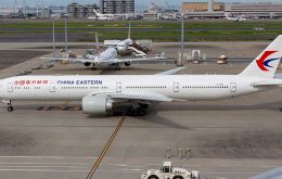 China Eastern utilizará aviones Boeing 777-300 ER para esta ruta 