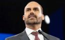 Eduardo Bolsonaro afirmó que la medida se tomó en represalia por las sanciones estadounidenses contra la esposa del juez De Moraes