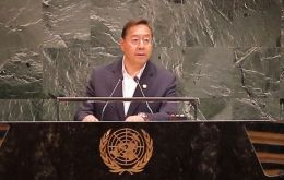 Fue el último discurso de Arce como presidente ante la Asamblea General de la ONU