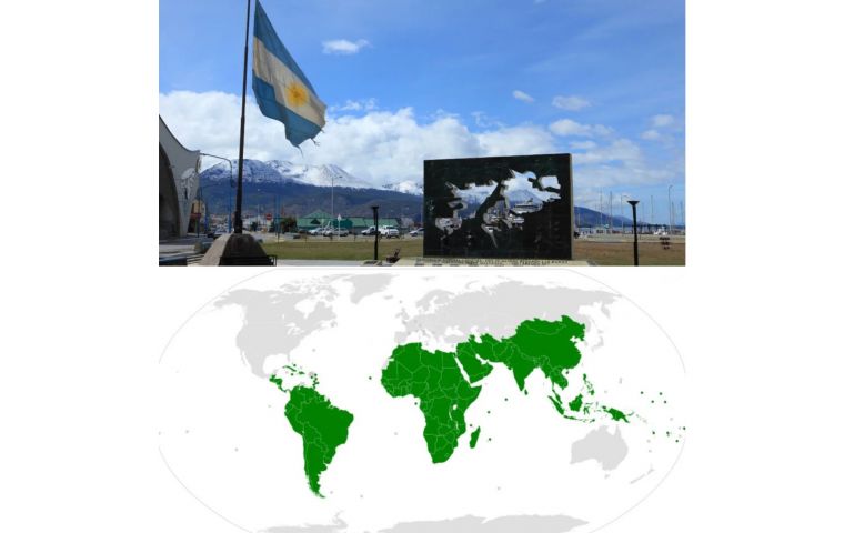 Más allá de la cuestión de las islas, la declaración del G77 + China abordó también los desafíos económicos globales