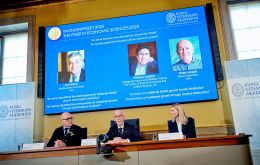 Mokyr recibió la mitad del premio, mientras que Aghion y Howitt compartieron el resto (Foto: Real Academia Sueca)