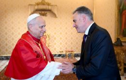 Fue el primer viaje de Orsi al Vaticano desde que asumió la presidencia el 1 de marzo