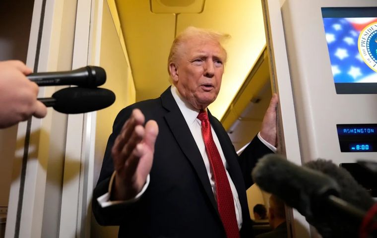 “Me agrada el presidente de Argentina”, dijo Trump