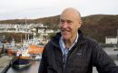 John Goodlad, escritor y ex criador de salmones en jaulas estuvo de visita en las Islas Falkland, invitado por Unity Marine 