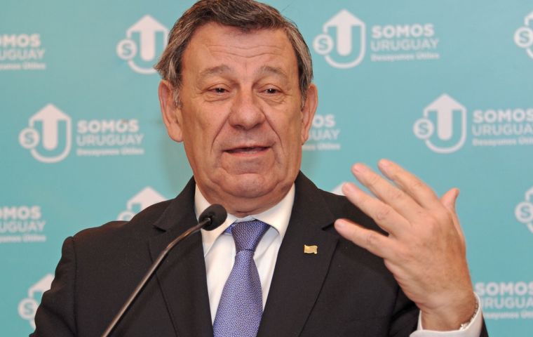 Nin Novoa fue ministro de Relaciones Exteriores entre 2015 y 2020 durante la presidencia de Tabaré Vázquez