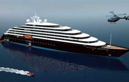 El barco de seis estrellas es conocido por sus lujosas suites
