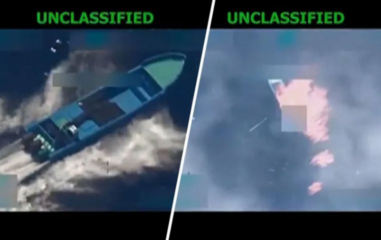 Hegseth comparó a los tripulantes de estos barcos con terroristas de Al Qaeda
