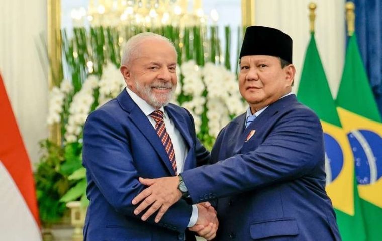 Lula y Subianto comparten una visión común sobre muchos temas