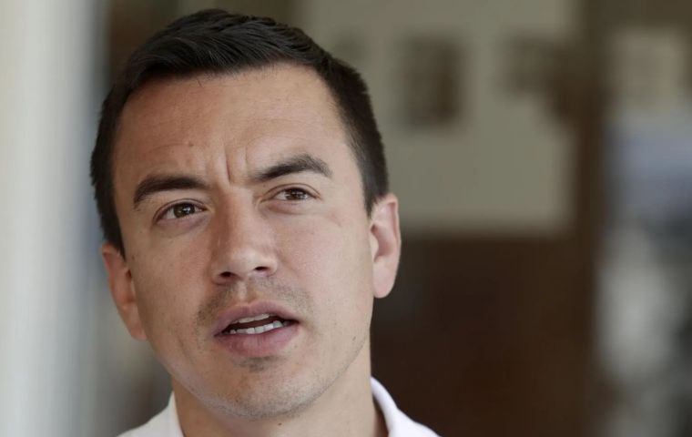 La seguridad de Noboa ha sido puesta en duda antes del referéndum del 16 de noviembre para modificar la Constitución