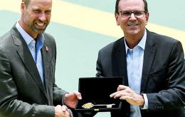 Fue un honor recibir las llaves de la ciudad en el icónico Pan de Azúcar de Río de Janeiro, escribió William en redes sociales