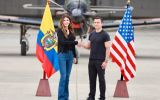 Fue el segundo viaje de Noem a Ecuador este año