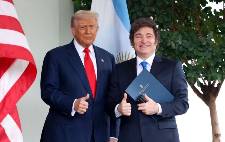 El canciller argentino, Pablo Quirno, se reunió con el secretario de Estado estadounidense, Marco Rubio, para celebrar el acuerdo