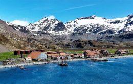 La Villa en Stromness, una de las siete estaciones balleneras en la isla de Georgia del Sur. (Foto de SGHT).  