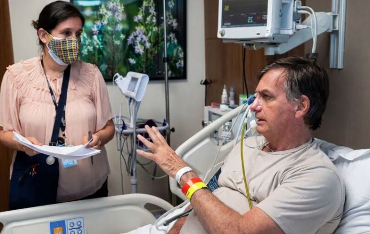 Se espera que Bolsonaro sea liberado el 1 de enero y regrese al centro de detenci&oacute;n de la Polic&iacute;a Federal