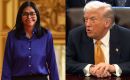 Trump mantiene buena conversaci&oacute;n con Delcy Rodr&iacute;guez