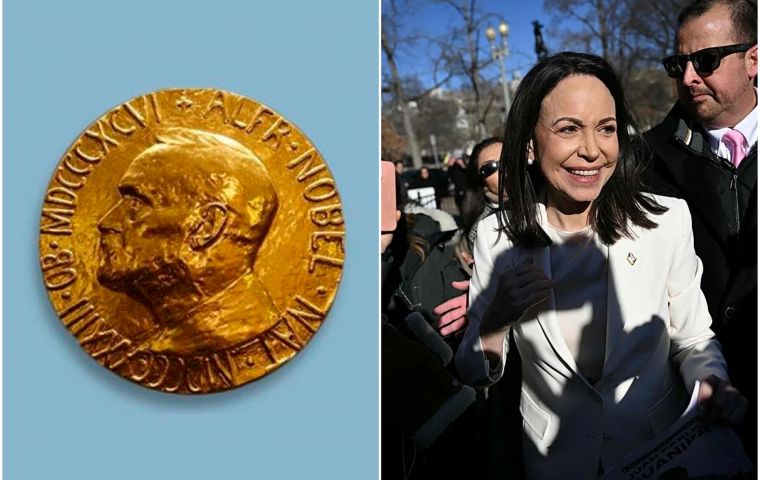 Machado confirm&oacute; el gesto a la salida del Capitolio, tras una intensa agenda en Washington que incluy&oacute; una reuni&oacute;n a puerta cerrada de m&aacute;s de dos horas con Trump