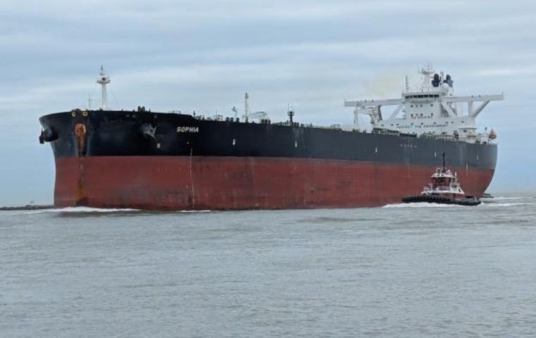 Desde Caracas, el gobierno interino encabezado por Delcy Rodr&iacute;guez expres&oacute; que la devoluci&oacute;n del Sophia es bienvenida