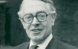 Lord Shackleton&nbsp;(Edward Arthur Alexander Shackleton, Baron Shackleton), del Partido Laborista, ge&oacute;grafo e hijo del famoso explorador Sir Ernerst Shackleton 