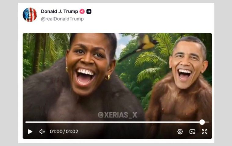 Un funcionario de la Casa Blanca dijo que &ldquo;un miembro del staff&rdquo; public&oacute; el contenido &ldquo;por error&rdquo; y que fue retirado