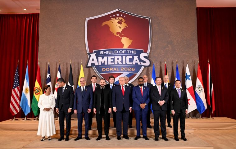Celebrada en el Trump National Doral de Miami, la reuni&oacute;n congreg&oacute; a 12 l&iacute;deres latinoamericanos de derecha