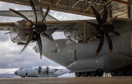 Vista de algunos de los aviones con que se cuenta en MPC